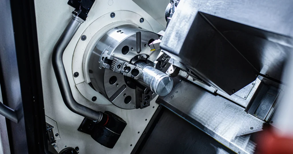 CNC machining in action
